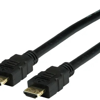 Câble HDMI VALUE 4K@60Hz (HDMI 2.0) HDR 3D ethernet clip noir 3m 