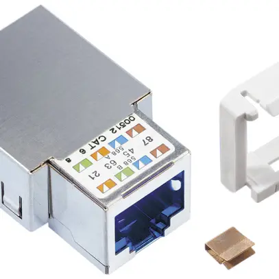 Module de raccordement cat.6.1×RJ45/s Snap in R&M 