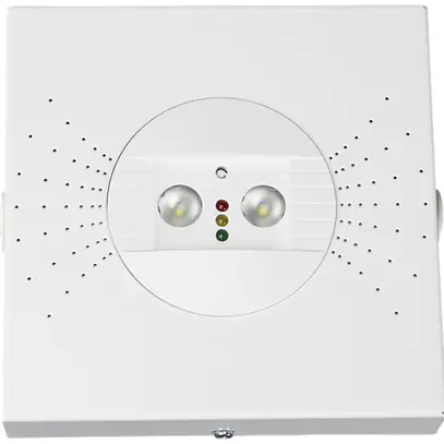 Spot di emergenza LED CASP-C/W LED N230, 2×3W, per batteria centrale 