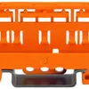 Befestigungsadapter WAGO COMPACT 221, 4mm², auf TH-35, 17.5mm, orange 
