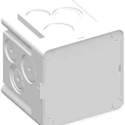 Scatola per parete cava AGRO 1×1 850°C con coperchio di protezione M20/25 