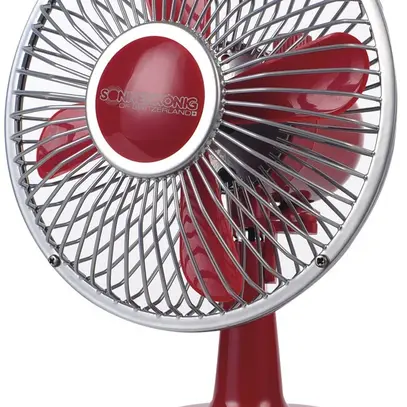 Ventilatore da tavolo Armin Schmid Retro Fan 50m³/h 2.5W 150×150×130mm rosso 