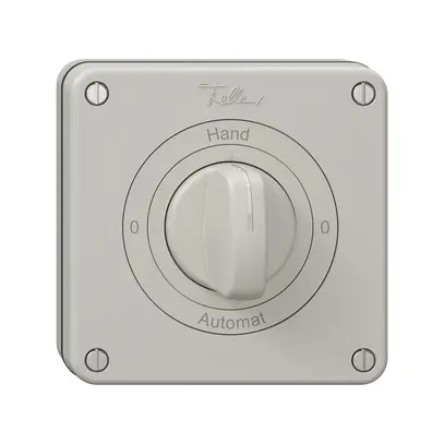 Interruttore rotativo NUP NEVO, 2/1 L, con manopola, KS, 0-Hand-0-Automat, grc 