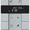 Raumbediengerät ABB-free@home SBC-F-10.0.1, RTR IAQ 10 Tasten alusilber 