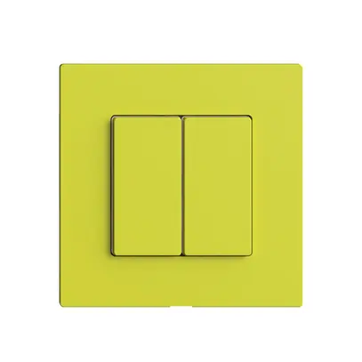 Commande pour interrupteur 2K/2T Edue Wiser lemon 
