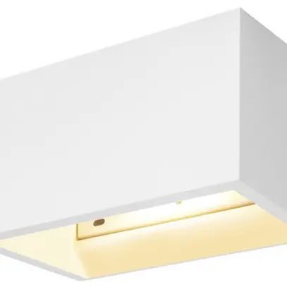 Wandleuchte SLV PLASTRA R7s 20W 190×145×125mm Gips weiss 