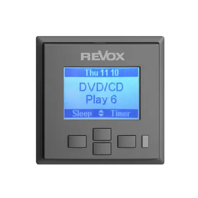 Affichage mural ENC Revox EDIZIOdue gris foncé 