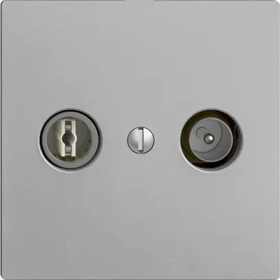 Prise TV-R ENC EDIZIOdue 11dB silver à large bande 5…2000MHz, F 