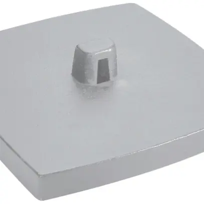 Piede per DA200 1×, grigio chiaro, tehalit con fissaggio flex 