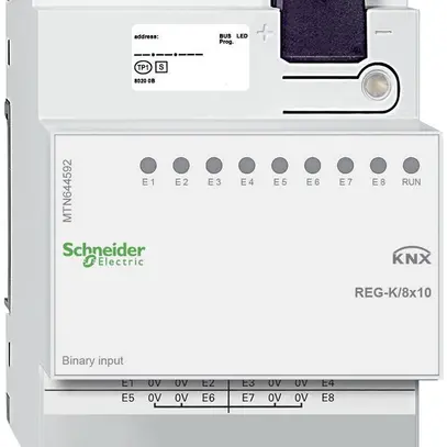 Entrata binaria AMD KNX Schneider Electric 8×10V, MTN644592 