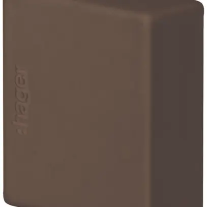 Endstück Hager tehalit.LF 15×15mm braun IP30 