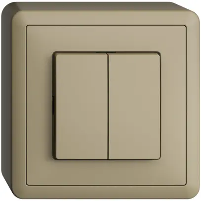 Interruttore AP EDIZIOdue 1/3+3/1P sand 