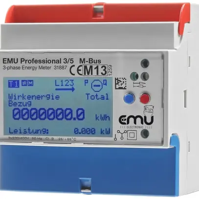 Compteur d'énergie AMD EMU 3L 230/400VAC/5A/1A M-Bus 