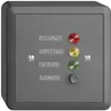 Station de porte AP EDIZIOdue pour signaux d'appel, gris foncé, italien 
