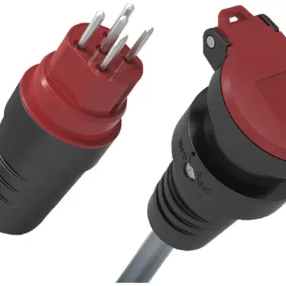 Prolunga ELBRO T15/T15 H07RN-F5G1.5mm² GDV 20m IP55 nero 