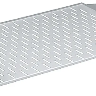 Étagère 19" R&M, fixe, 2UH, P=280mm, fixation frontale, tôle d'acier gr 