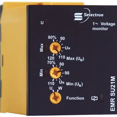 Relè di sorveglianza tensione EMR SU21M 2CC, 1 fase, 110VAC 