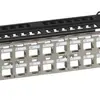 Panneau de distribution 19" INFRALAN 48-Port Keystone vide blindé 1UH, nature 