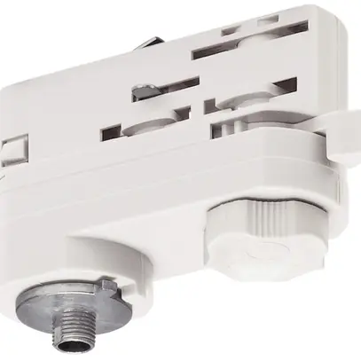 Adaptateur p.luminaire SLV p.rail conduct. S-TRACK 3ph., 1LNPE, max.10kg, blanc 