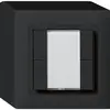 Poussoir universel AP 4×kallysto sans LED noir 