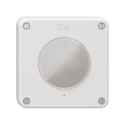 Couvercle NEVO, pour poussoir KNX RGB, avec vis et joint, blanc 