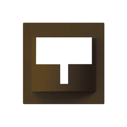 Kit frontal kallysto brun 60×60mm pour détecteur de mouvement 