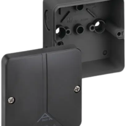 Boîte dérivation AP Abox-i m 025-L IP65 82×82×52mm noir 
