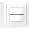 Pulsante per tapparella AP SIDUS bianco 2 canali 