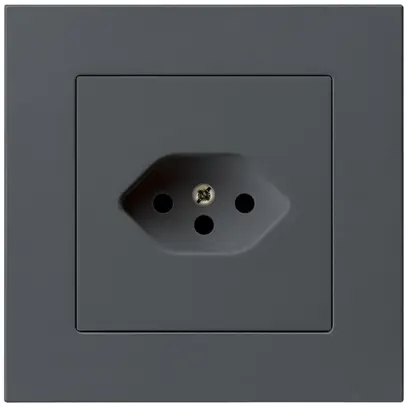 Prise ENC kallysto.pro T13 anthracite avec sécurité enfants 