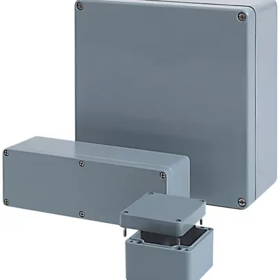 Coffret normalisé plastique renf. fibre Rose 75×80×75 