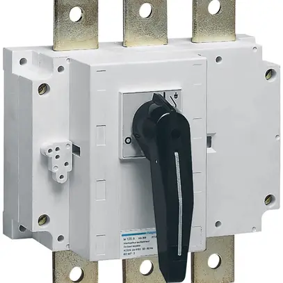 Interrupteur de charge INC Hager 3L 125A montage frontal indication de coupure 
