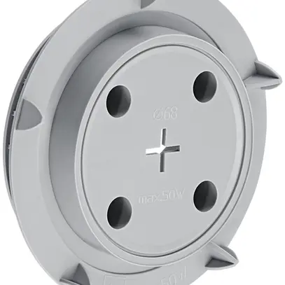 Coperchio per scatola d'incastro HSB Lumina, per LED, Ø 68mm, senza alogeni 