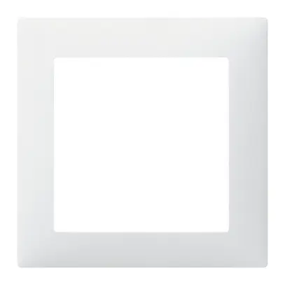 Telaio di copertura SIDUS 1×1 bianco 