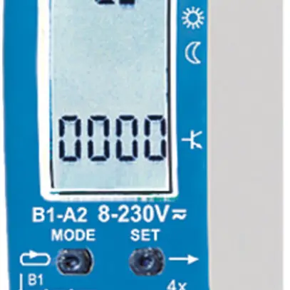 Relè a sensore multiplo AMD Eltako 8…230VUC, LRW12D LCD 