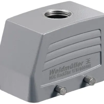 Boîtier pour fiche Weidmüller HDC 10B étrier trans.partie inf.grd.4 1×M20 haut 