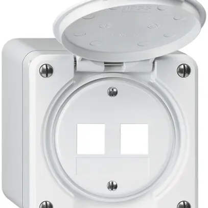 Kit di montaggio AP robusto HMS IP55 bianco per 2×modulo 