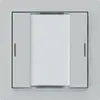 Poussoir ENC kallysto A KNX 2× LED RGB s/e-link gris clair 