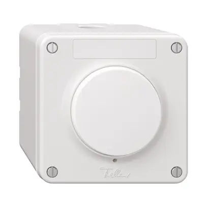 Contatto a pulsante suoneria NAP NEVO c.etichetta, membr.bi, 16A 230 VAC, bianco 