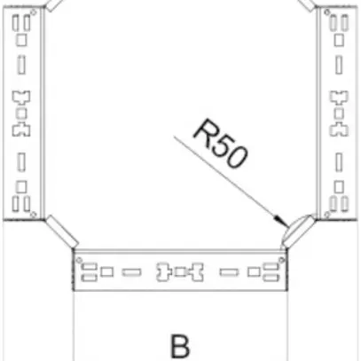 Derivazione croce Bettermann RKM 85×100mm galvanizzato 