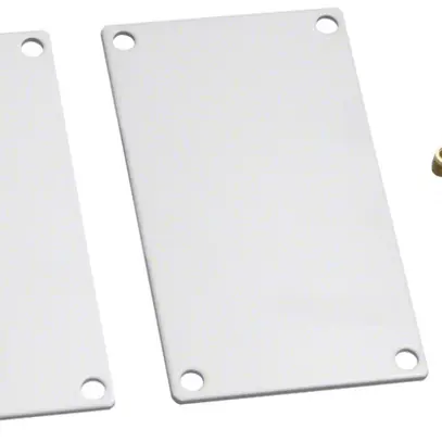 Piastra terminale tehalit DABA 5080, bianco traffico 