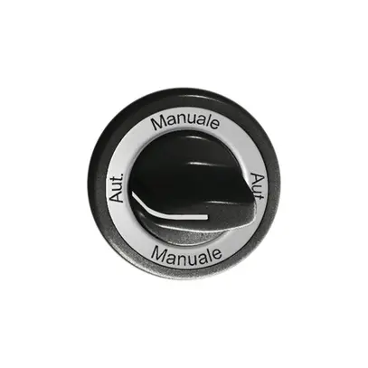 Kit front. Aut.-Manuale-Aut.- Manuale per interr.rot. nero 
