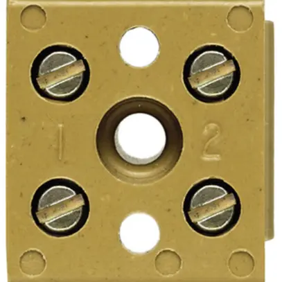 Barrette de bornes Weidmüller BK 2 CRN connexion à vis 4mm² 2L 22mm jaune 
