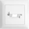 Kit frontale EDIZIOdue bianco 88×88mm 1×RJ45 