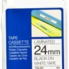 Schriftbandkassette Brother TZe-251 24mm×8m, weiss/schwarz 