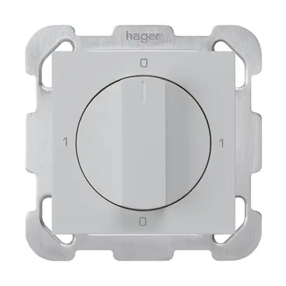 UP-Drehschalter kallysto 0/2L hellgrau mit Drehgriff 