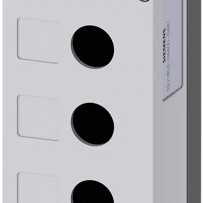 Boîtier Siemens SIRIUS ACT, 3-fois, encoche du bouclier, plastique gris 