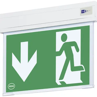 AP-LED-Rettungszeichenleuchte AWKS-U-411-AT 4.6W 250×220×34mm 3h 