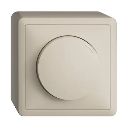 Sensore rotante AP Edue KNX, 21…30VDC, SELV, consumo energia max. 12.5mA, crema 