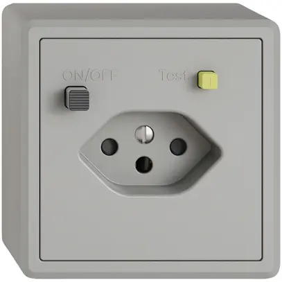 Presa FI AP EDIZIO.liv 1×T13 con shutter grc 