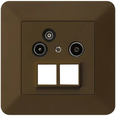 Presa antenna INC R/TV/dati kallysto.trend HMS 2GHz 19db marrone 